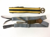 WWII RAF Officer Belt & Suspenders