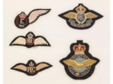 WWI & WWII British Air Force Insignia 5 Pieces