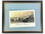 Autographed Photo Johnny Johnson WWII Ace