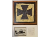 WWI German Biplane Fabric Piece