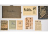 WWII Nazi Paper Goods 12 Piece Lot