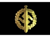 WWII German Gold SA Sport Badge