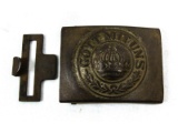 WWI German Army Buckle with Keeper