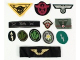 WWII German Original Army and Navy Patches