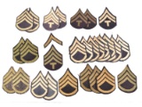 28 Misc WWII NCO Stripes