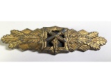 WWII German Combat Clasp in Gold