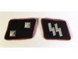 WWII German SS Collar Tabs