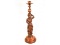 Wooden Carved Figural Lamp Base