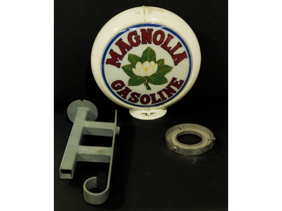 Gas Pump Globe and Wall Bracket
