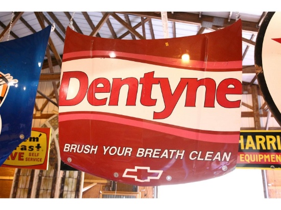 Dentyne Race Car Hood by Artist Sam Bass