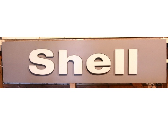 Shell Metal Sign