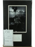Janis Joplin Matted Photo With Signature