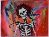 Paoli Original Art Rose Skeleton 