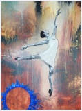 Paoli Original Art “Dante’s Ballet” Mixed Media