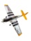 P51 Mustang Radio Controlled Hobby Airplane