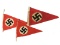 Nazi Party Pennants (3)