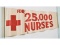 Small Paper Pennant For Red Cross Nurses