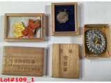 Group of 3 WWII Japanese Decorations