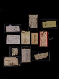 Group of 11 Japanese Paper Labels etc