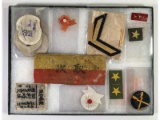 Grouping of WWII Japanese Rank Tabs