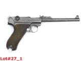 DWM Commercial Luger w/ Artillery Bbl. 9MM Pistol