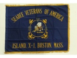 WWII Boston Sea Bee Legion Post Flag