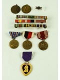 WWII Medals With Purple Heart