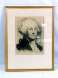 Josef Pierce Nuyttens Etching of George Washington