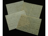 Framed of Letters From Isaac L Mead (2)