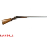 Crown Arms Co. Double Barreled Shotgun 12 Gauge