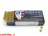 Full Box of Fiocchi 380 Ammo