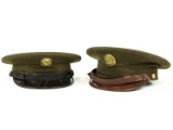WWII US Army Saucer Hats