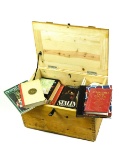 German Ammunition Crate with WWII Books