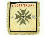 Rare Stosstrupp Adolph Hitler Bugle Banner