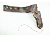Western Style Holster w/Belt for 45 Auto