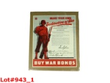 WWII War Bonds Poster