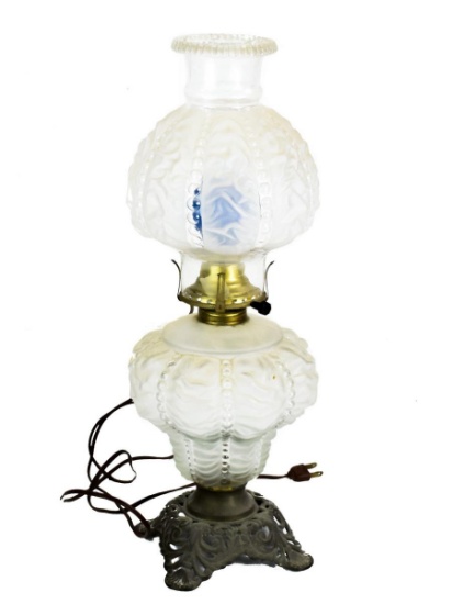 Vintage Hurricane Table Lamp