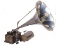 Edison Standard Phonograph 2 Min w/Horn & Crank