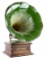 Zonophone Large Oak Rear Mount Horn Phonograph