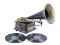 Columbia AJ Third Style Horn Phonograph
