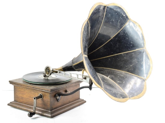 Standard Model X Front Mount Horn Phonograph