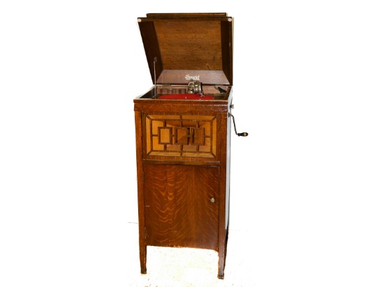 Brunswick Oak Upright Phonograph