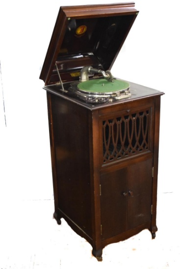 Kimball Upright Mahogany Phonograph