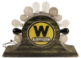 Antique Westinghouse Mazda Light Bulb Display