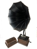 Edison Fireside Cylinder Phonograph w/Cygnet Horn