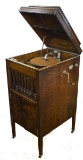 Reginaphone Upright Oak Phonograph