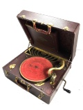 Silvertone Suitcase 78rpm Disc Phonograph