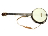 Vintage Wood 5 String Banjo