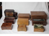 Thorens And Other Vintage Wooden Music Boxes