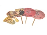 5 Vintage Hand Fans